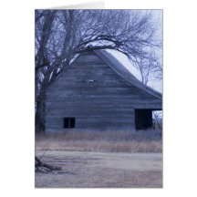Cold and Dreary in the Country Greeting Cards