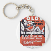 Colds Hold Up The Works Key Chains