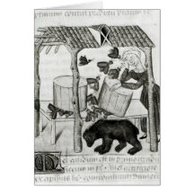 Collecting Honey Greeting Card