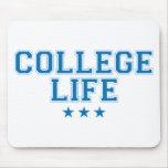 College Life - Blue Mousepad