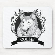 COLLIE (3) MOUSE PADS