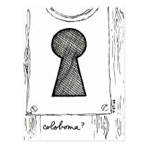 Coloboma postcard postcards