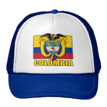 Colombia Coat of Arms Hats