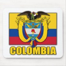 Colombia Coat of Arms Mouse Pad
