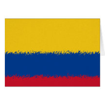 Colombian Flag Greeting Card