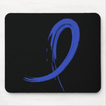 Colon Cancer's Blue Ribbon A4 Mouse Mat