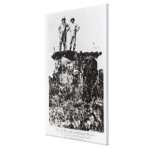 Colonel Roosevelt and Colonel Rondon at Navaite Canvas Print