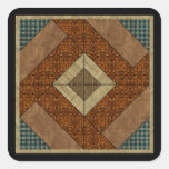 Colonial Pavement in Dark Green & Rust Stickers