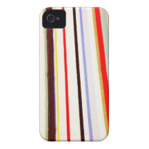 Color purple yellow red black lines pattern iPhone 4 Case-Mate cases