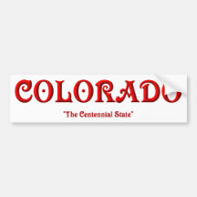 Colorado Bumper Sticker
