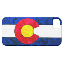 COLORADO FLAG iPhone 5 Case-Mate Case
