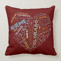 Colorado Heart pillows