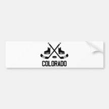 Colorado Hockey Bumper Sticker