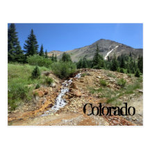 Colorado mountain scenic postcard