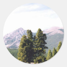 Colorado Rocky Mountains Round Sticker
