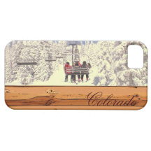 Colorado rustic snow scene iphone 5 case