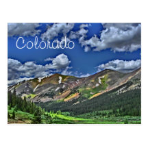 Colorado scenic postcard