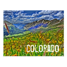 Colorado scenic postcard