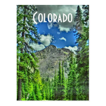 Colorado scenic postcard