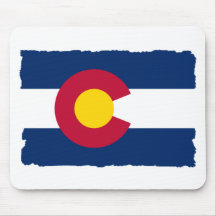 Colorado State Flag Mouse Mats