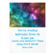Colorful Bokeh Picture Cards