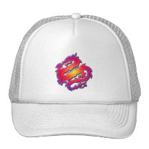 COLORFUL DRAGON MESH HATS