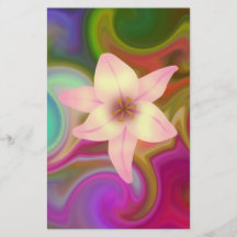Colorful Floral Design. Custom Flyer