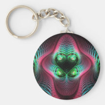 Colorful Fractal Key Chains