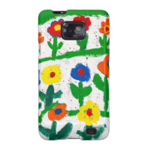 Colorful garden samsung galaxy s2 cover