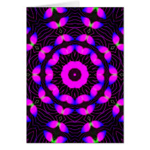 COLORFUL KALEIDOSCOPE GREETING CARDS