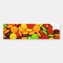 Colorful tablet candies bumper stickers