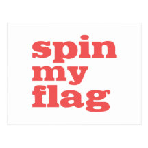 Colorguard - Spin My Flag Postcard