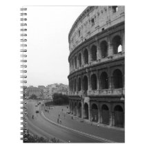 Colosseum and Road Spiral Notebook