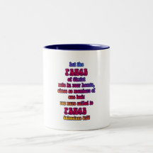 Colossians 3:15 coffee mugs