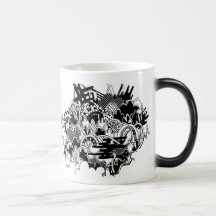 Colour-Changing Doodle Mug!