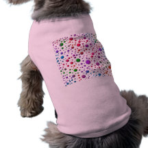 Colour Circles Dog Tee Shirt