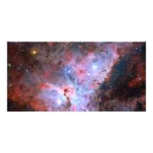 Colour Composite Image of the Carina Nebula Photo Card Template