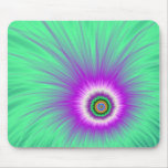 Colour Explosion on Green Mousemat