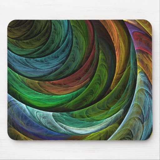 Colour Glory Abstract Art Mousepad