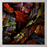 Colour Harmony Abstract Art Print