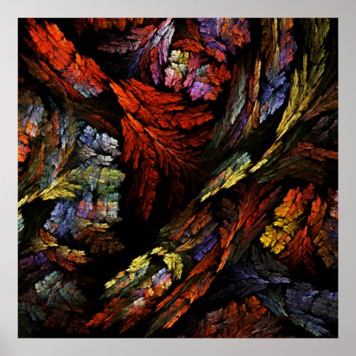 Colour Harmony Abstract Art Print