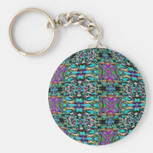 Coloured Patterns  Customise Key Chains