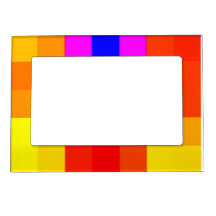 Coloured sqaures frame magnet