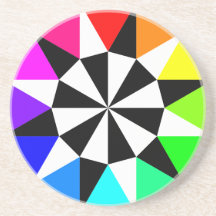Coloured Star Beverage Coasters