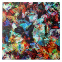 Colourful Abstract Design Tiles