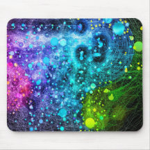 Colourful abstract mouse pad