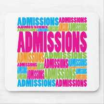 Colourful Admissions Mousepads