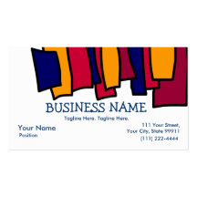 Colourful Bars Business Card