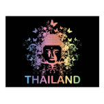 Colourful Buddha thailand Post Card