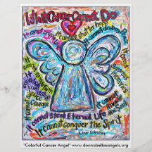 Colourful Cancer Angel Flyer
